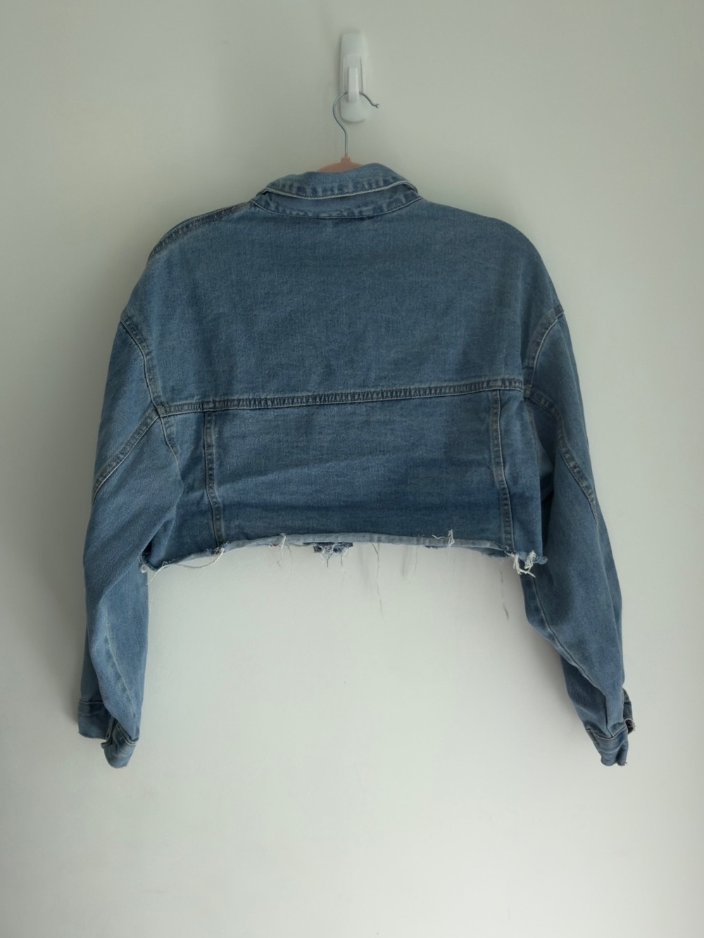 Denim Crop Jean Jacket - Picture 4 of 4